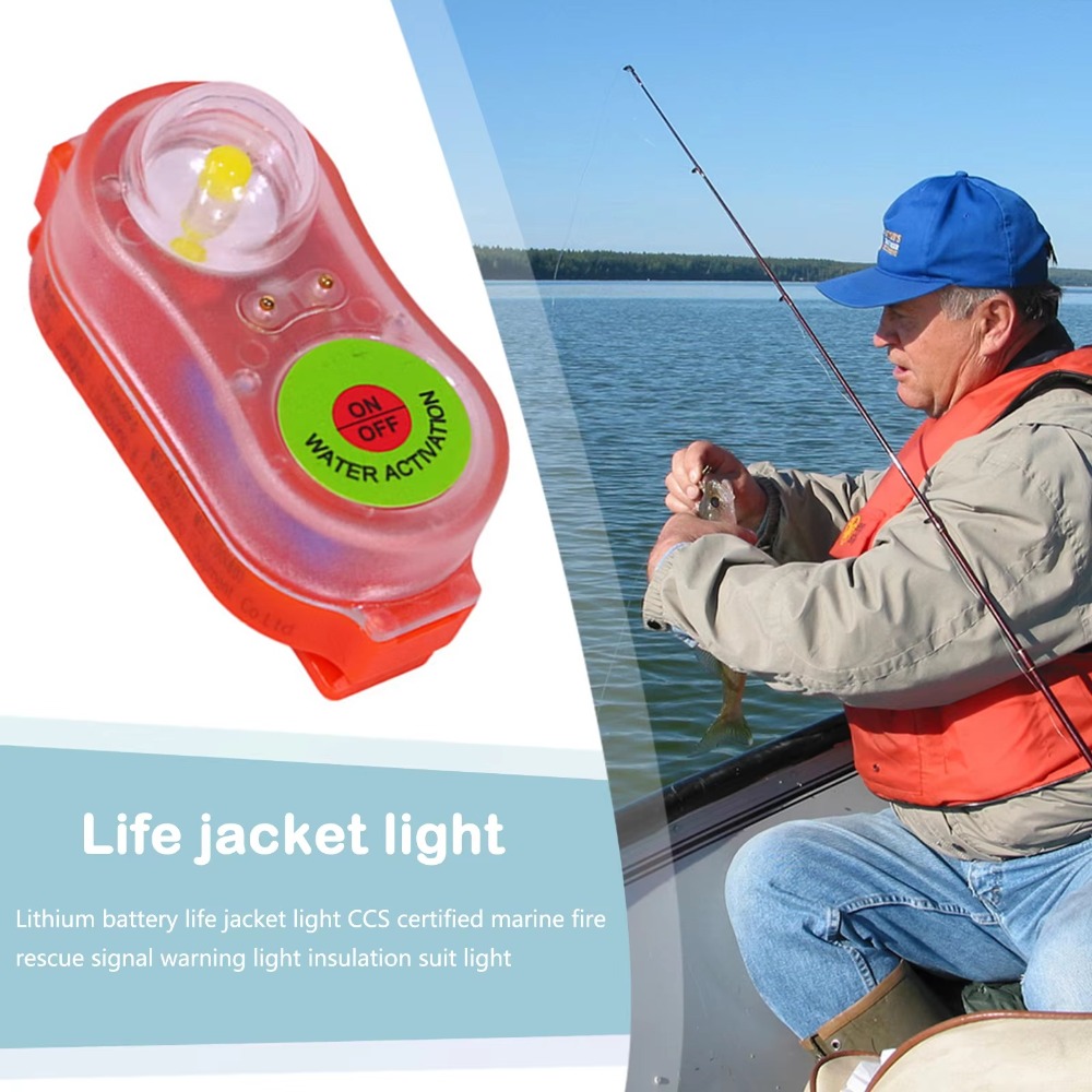 Life Jacket - 1/2 шт. Новые водонепроницаемые светодиодные фонари