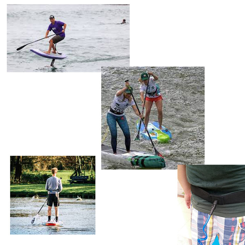 Surfboard Leash - Спиральный регулируемый страховочный ремень для сапбордов