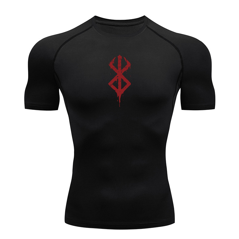 Rash Guard - Мужские компрессионные футболки с принтом, летние,