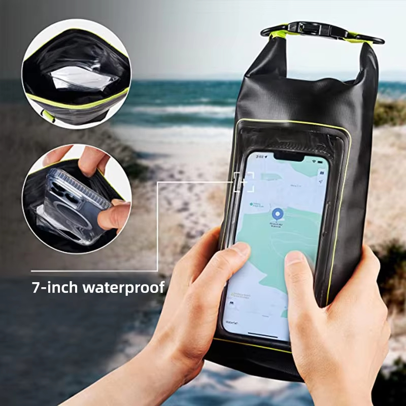 Dry Bag Waterproof - Водонепроницаемая сумка-мессенджер из ПВХ объемом 2