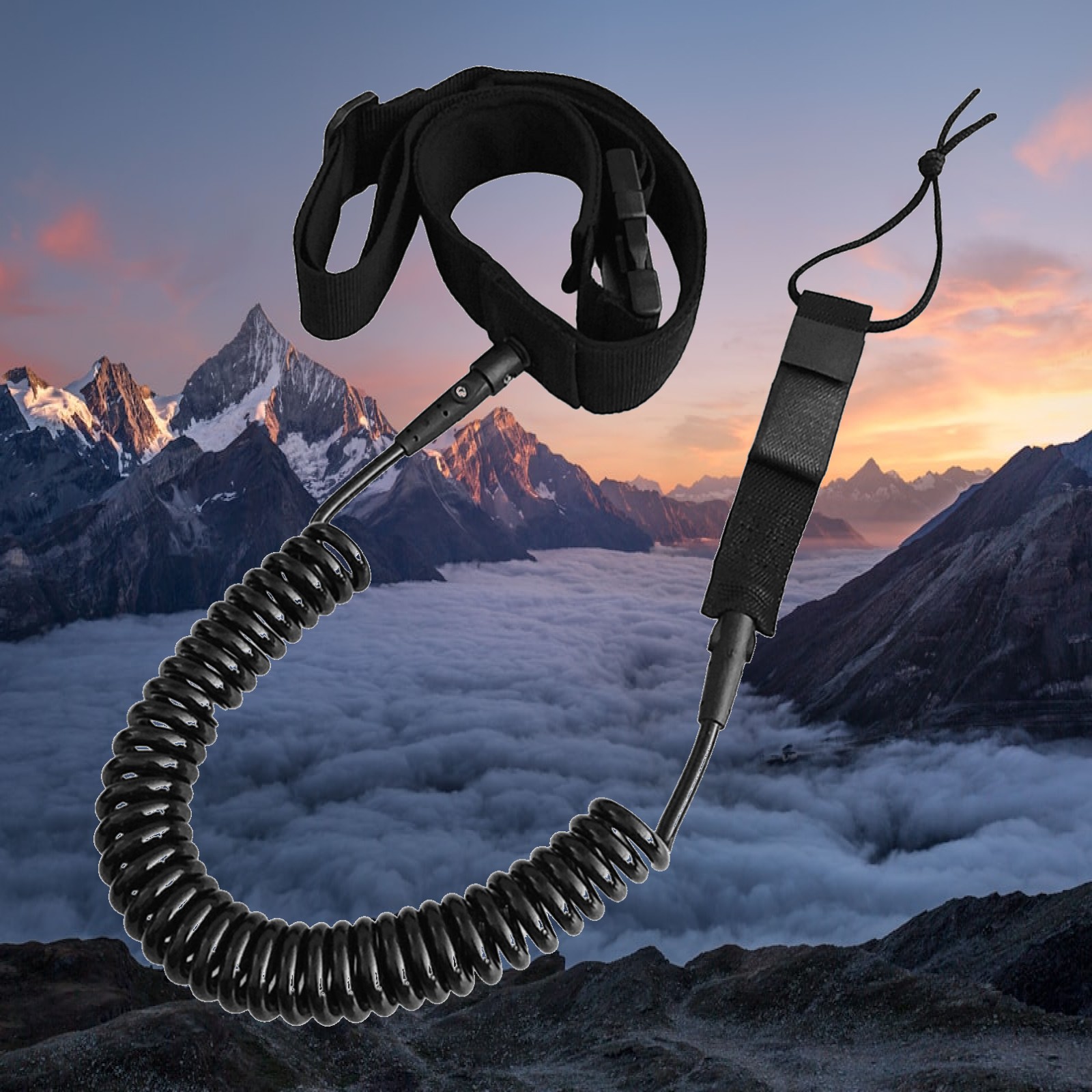 Surfboard Leash - Спиральный страховочный шнур для SUP-доски из